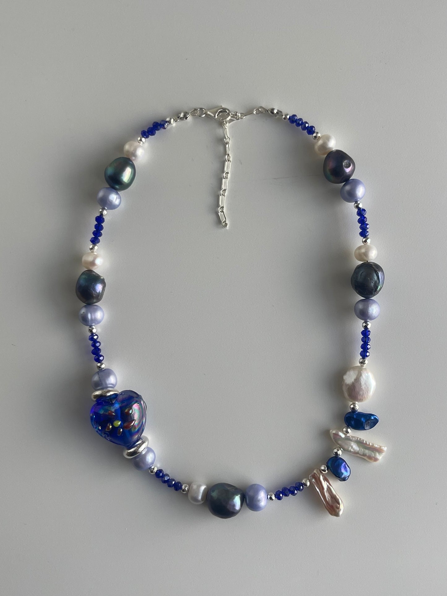 Blue Maple Necklace